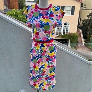 Compania Fantastica Floral Midi Dress